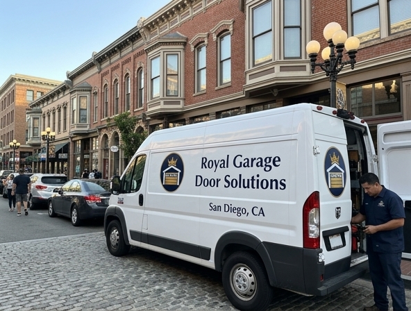 Elegant Garage Doors in Gaslamp Quarter